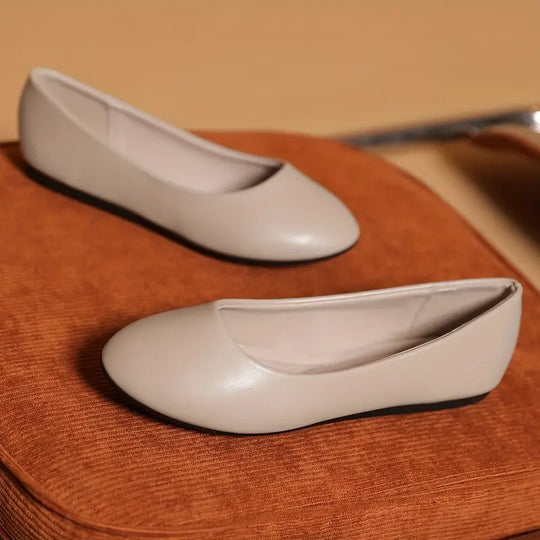 Heidi-Mode | Elegante Glatte Ballerinas für Damen