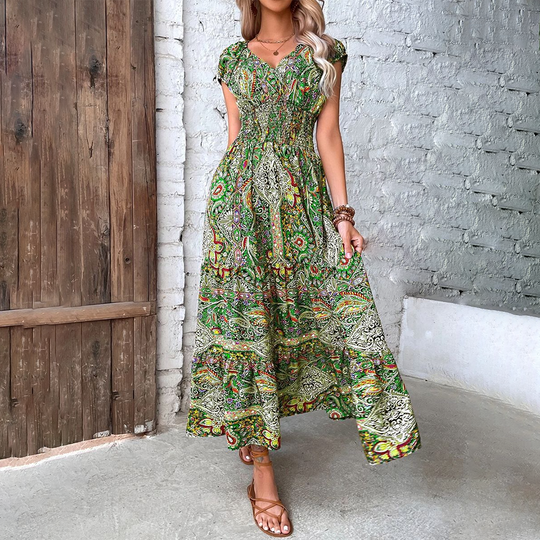 Heidi-Mode | Maxikleid Boho Stylisch Und Bequem Für Viele Gelegenheiten Für Damen