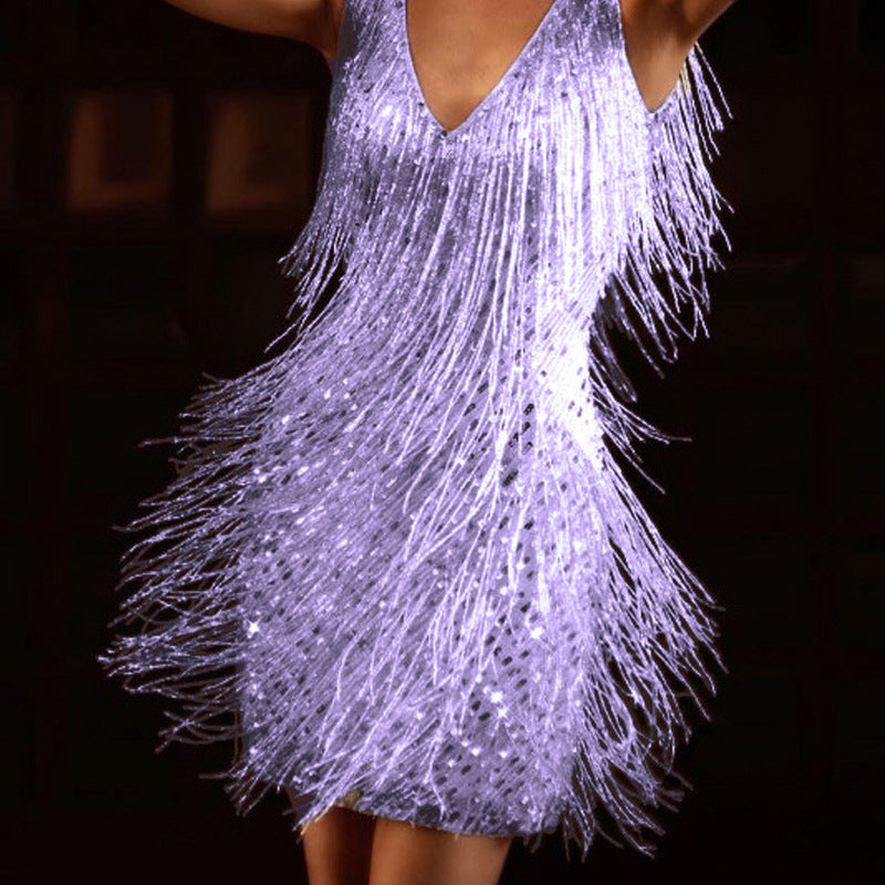 Heidi-Mode | Wunderschönes Flapper Kleid mit Fransen für Festliche Anlässe