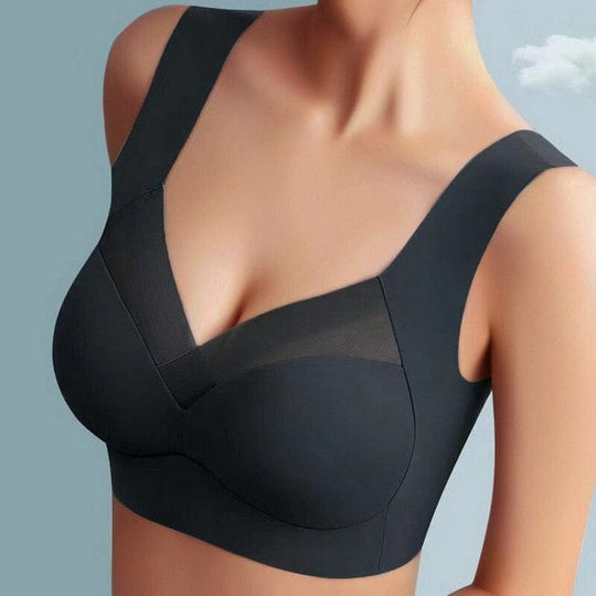 Nahtloser, ergonomischer Damen-Soft-BH aus Seide