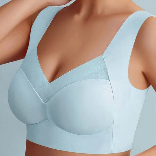 Nahtloser, ergonomischer Damen-Soft-BH aus Seide