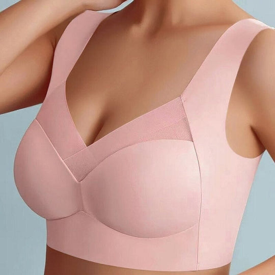 Nahtloser, ergonomischer Damen-Soft-BH aus Seide