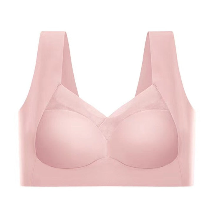 Nahtloser, ergonomischer Damen-Soft-BH aus Seide