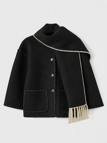 Heidi-Mode | Damen-Apparatsjacke mit Schickem und Komfortablem Schal