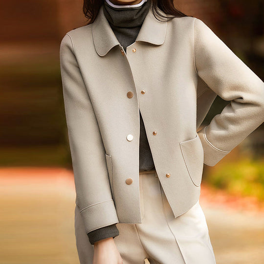 Heidi-Mode | Button-Up Jacke - Hemdkragen mit Fronttaschen