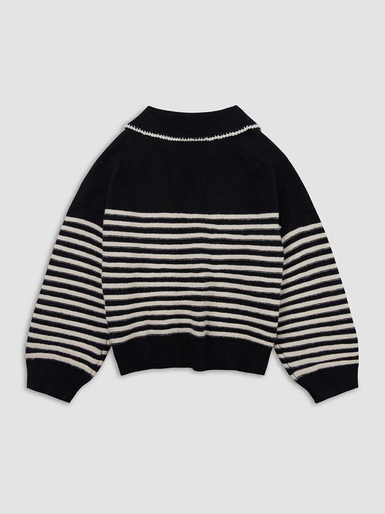 Heidi-Mode | Schicker Fußgängerüberweg Streifen Pullover