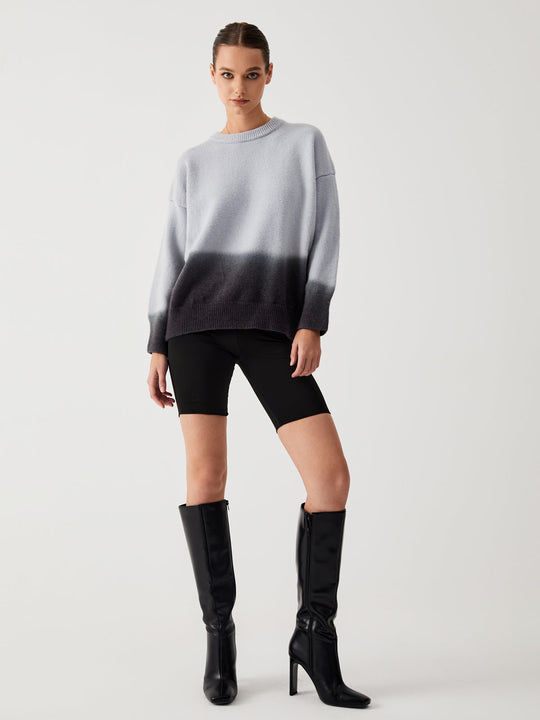 Ombre Pullover in Übergröße