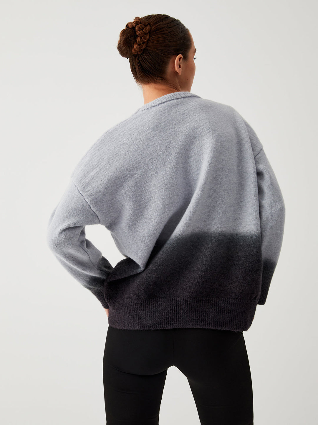 Ombre Pullover Übergröße