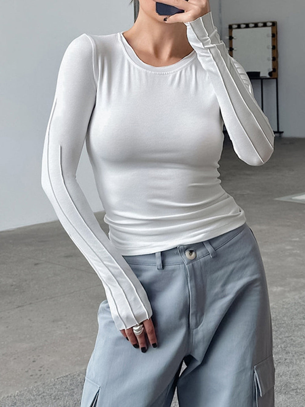 Heidi-Mode | Casual Damen Shirt mit Langen Ärmeln