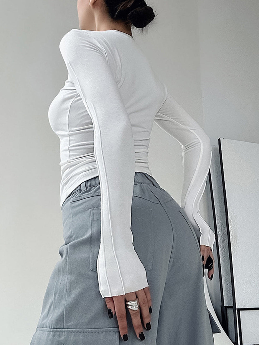 Heidi-Mode | Casual Damen Shirt mit Langen Ärmeln