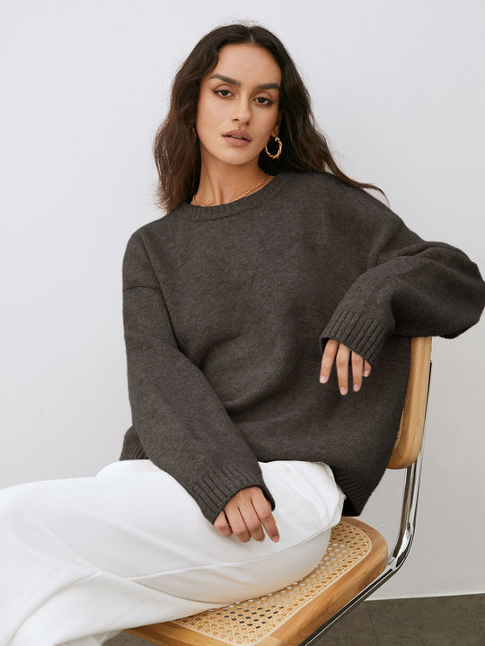 Lässiger Strickpullover für Damen