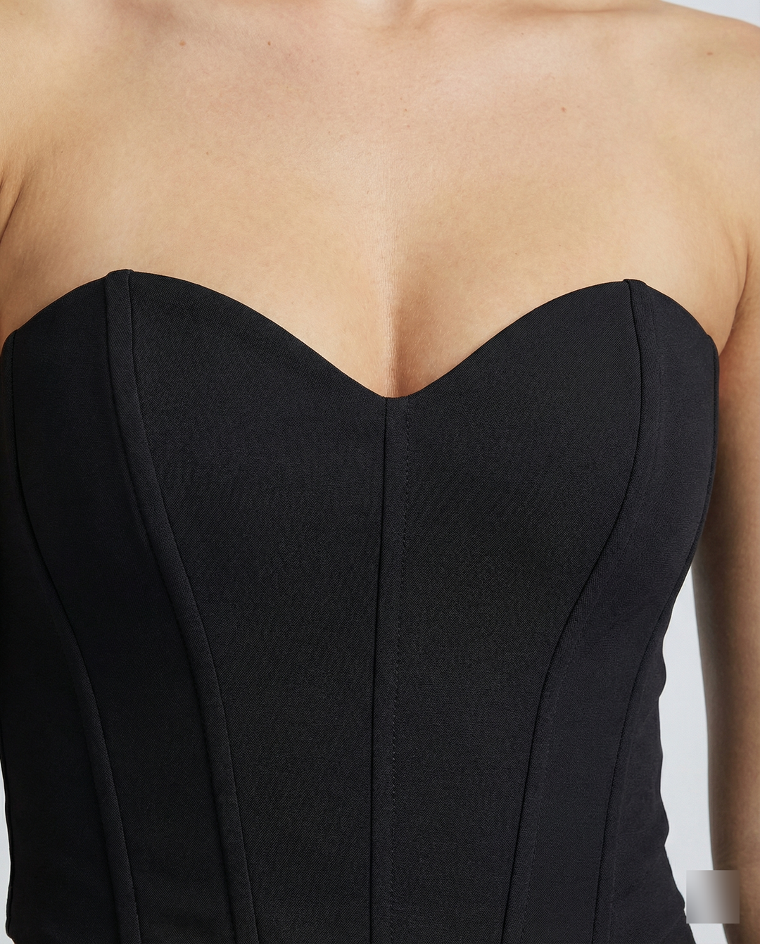 Heidi-Mode | Verführerisches Reißverschluss Rohr Korsett Top