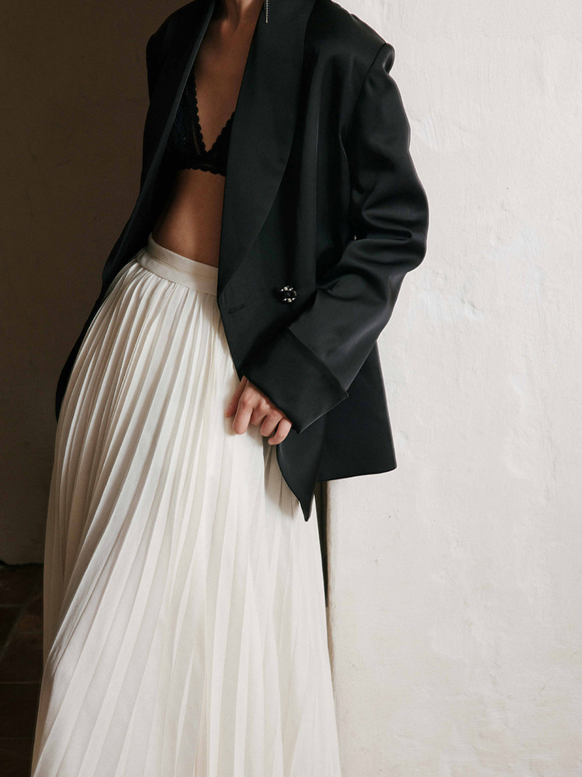 Heidi-Mode | Eleganter Faltenrock Maxi