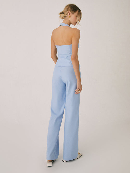 Heidi-Mode | Baumwollweste mit Geraden Beinhosen Set