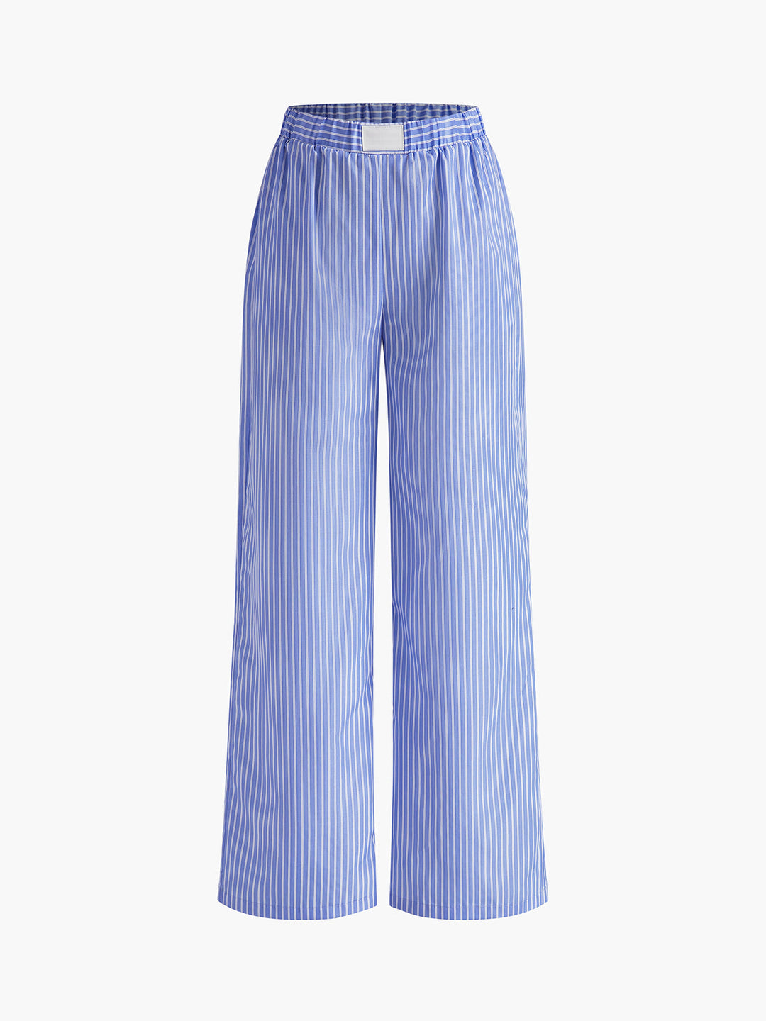 Heidi-Mode | Lässige Gestreifte Hose mit Weitem Bein