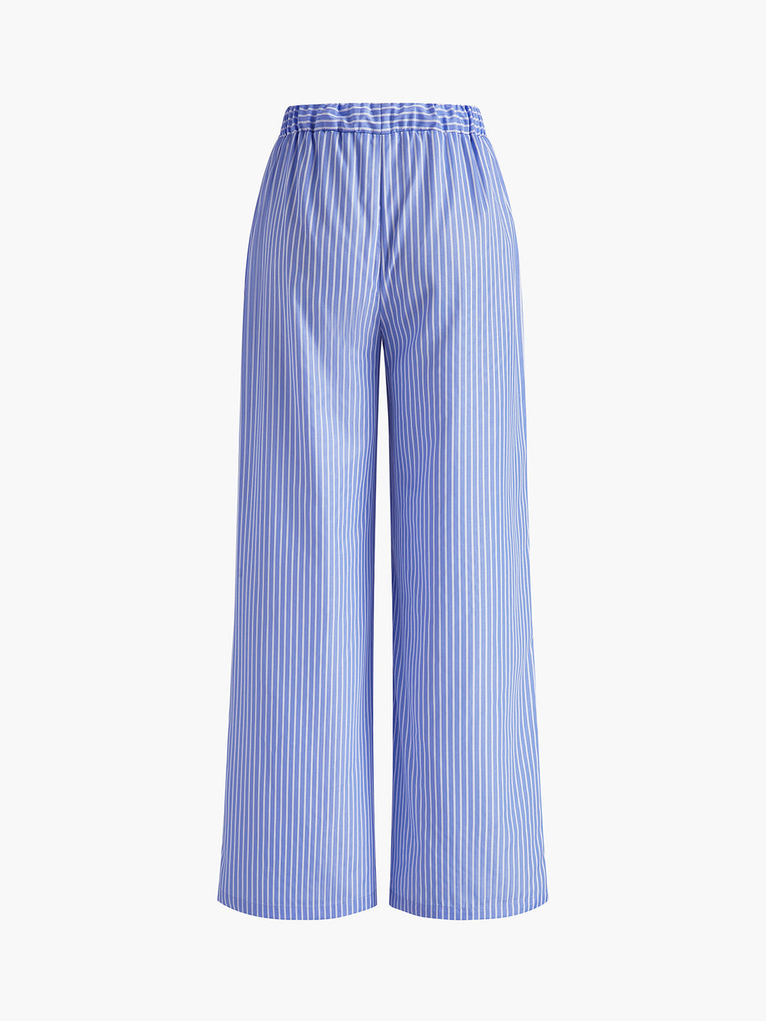 Heidi-Mode | Lässige Gestreifte Hose mit Weitem Bein