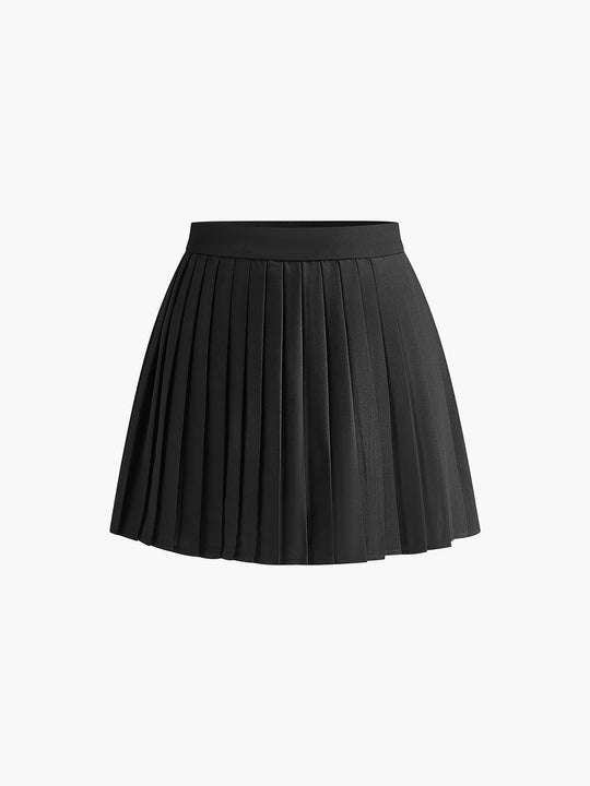 Heidi-Mode | Elegante Anzugweste mit Plissiertem Minirock Set
