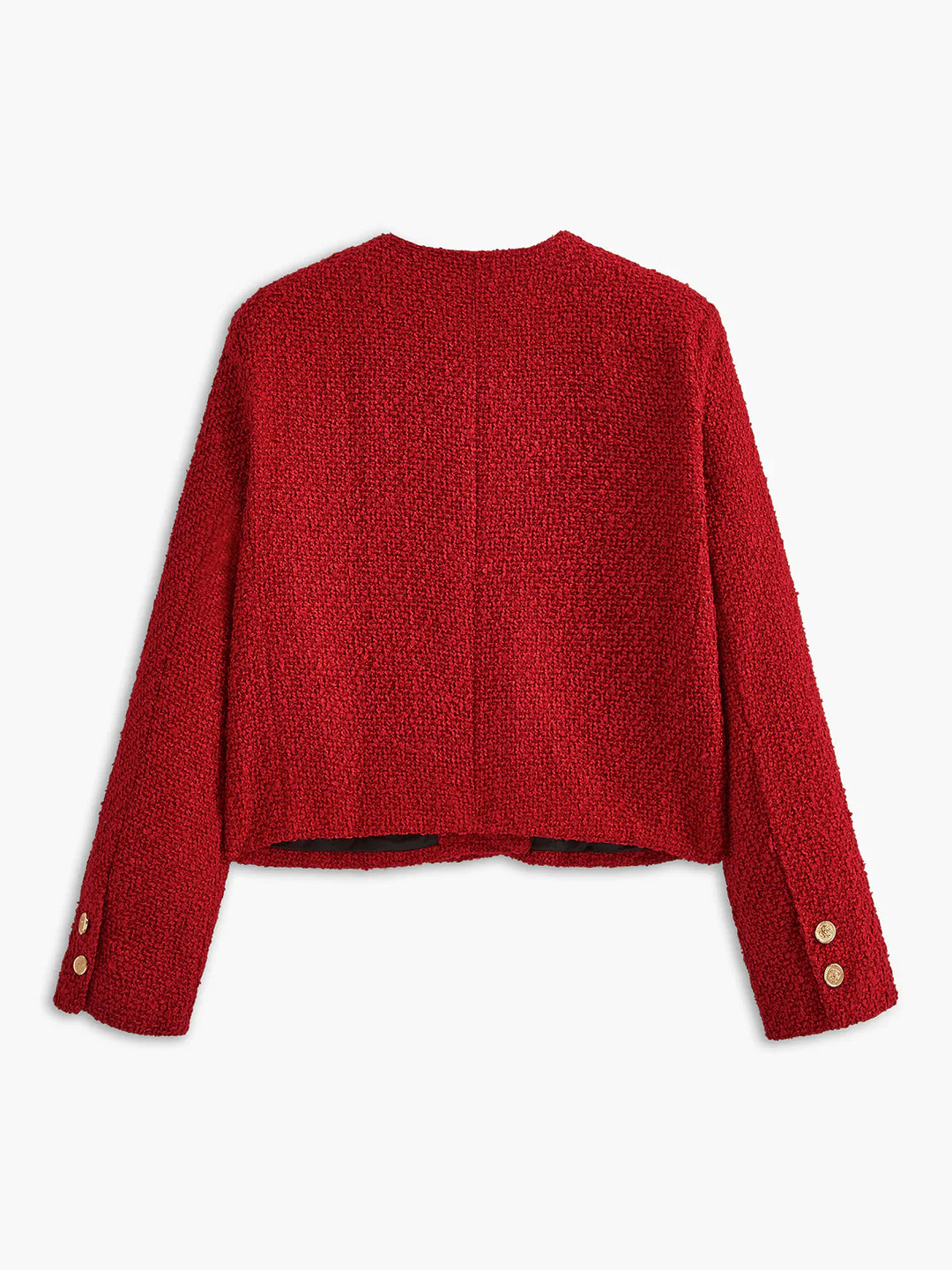 Heidi-Mode | Knopf Tweed Jacke