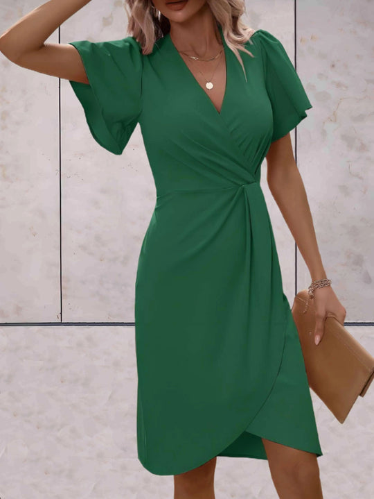 Heidi-Mode | Bianca Elegante V-Ausschnitt, Leichte Stoffe, Blumenmuster Perfekt für Sommer und Frühling