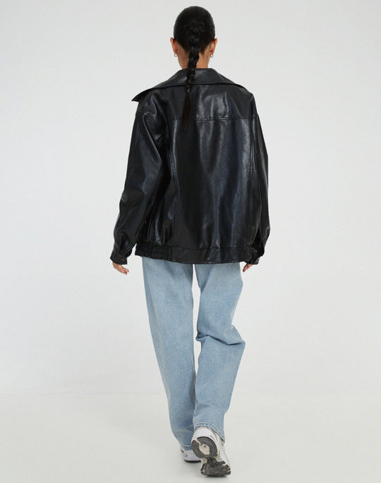 Heidi-Mode | Lockere Lederjacke