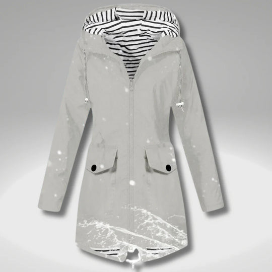 Heidi-Mode | Elegante Wasserdichte Outdoor Regenjacke Für Frauen Perfekt Für Den Winter