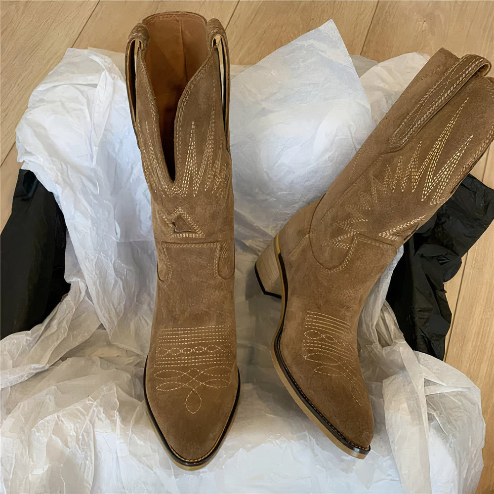Heidi-Mode | Klassische Cowboy Stiefel für Damen