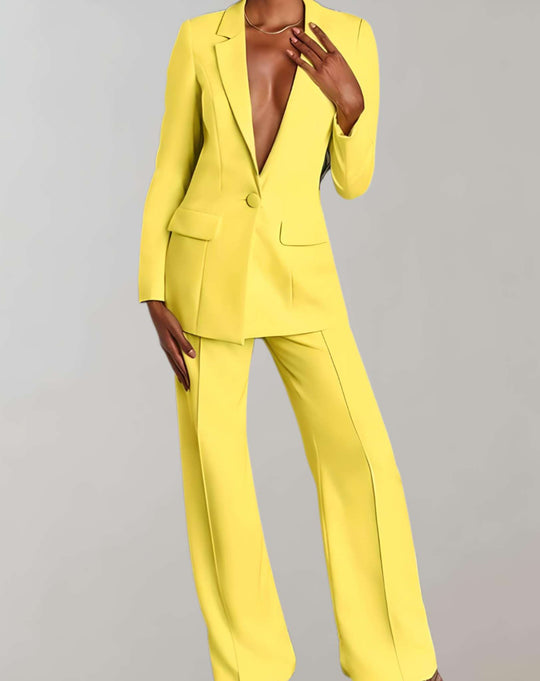 Heidi-Mode | 2-Teiliges Set Bestehend aus Einem Formellen Businessjackett