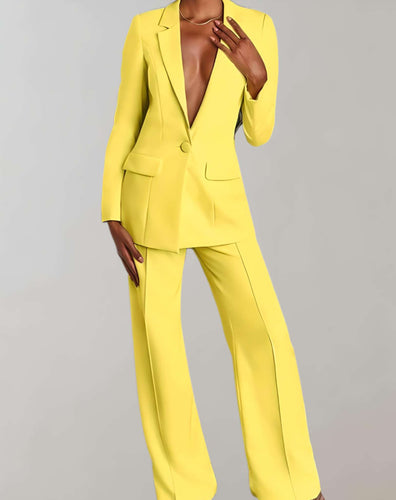 Heidi-Mode | 2-Teiliges Set Bestehend aus Einem Formellen Businessjackett