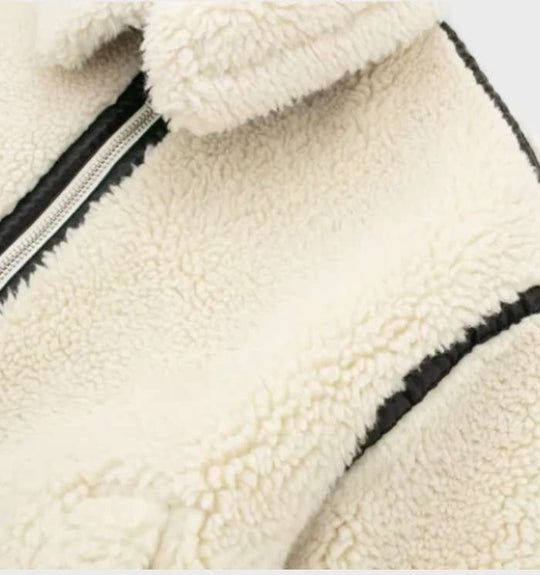 Heidi-Mode | Übergroße Fleece-Zip-Jacke