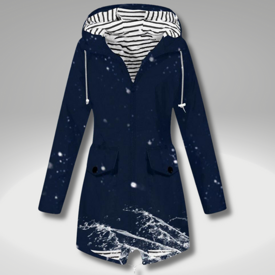 Heidi-Mode | Elegante Wasserdichte Outdoor Regenjacke Für Frauen Perfekt Für Den Winter