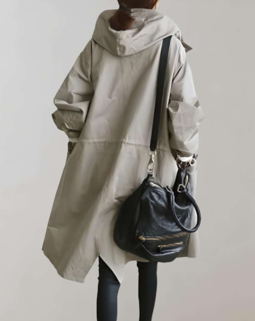 Heidi-Mode | Wasserdichter und Warmer Trenchcoat mit Kapuze