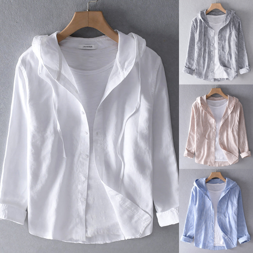 Heidi-Mode | Damen Luftige Weiche Bluse mit Kapuze Taschen
