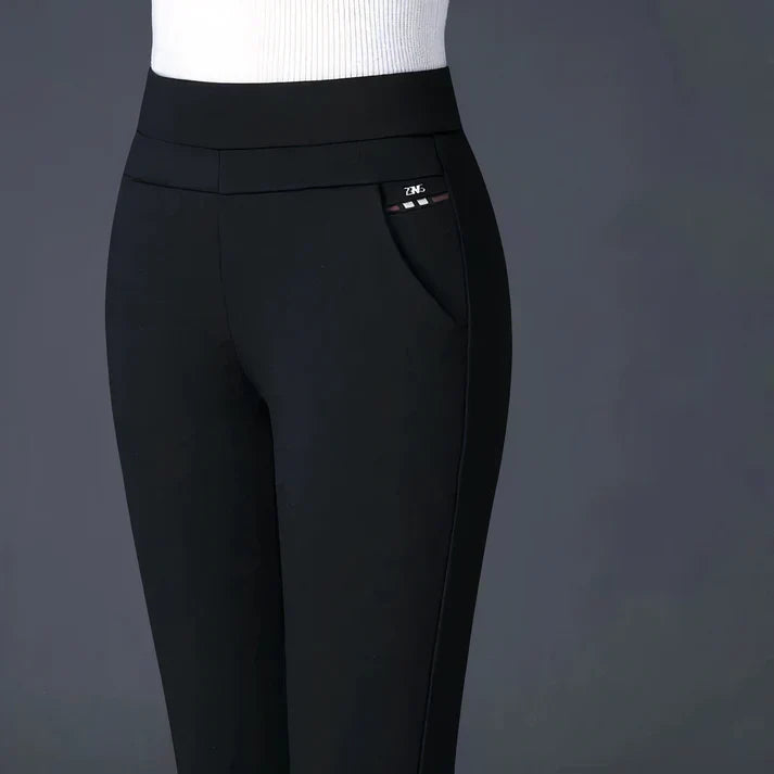 Heidi-Mode | Moderne Schwarze Hose mit Stretch für Damen