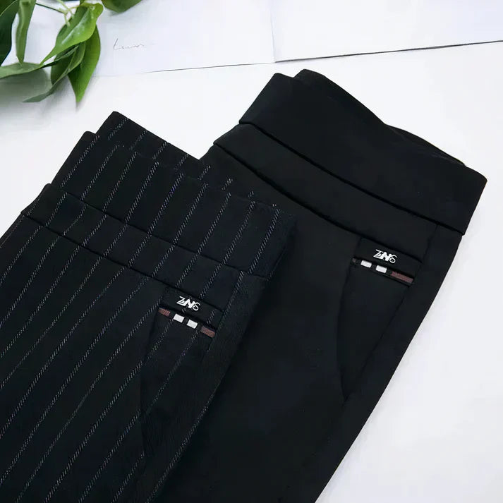 Heidi-Mode | Moderne Schwarze Hose mit Stretch für Damen