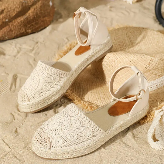 Heidi-Mode | Sommer Espadrilles Sandalen für Frauen