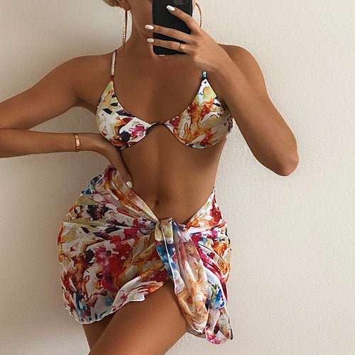 Heidi-Mode | Bikini mit Strandrock