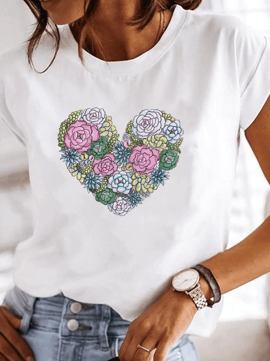 Heidi-Mode | Super-stilvolles T-Shirt mit extravaganten Sommerdesigns