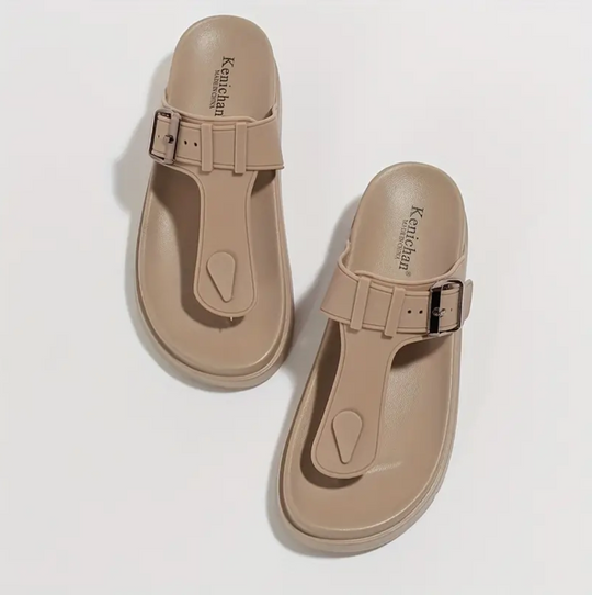 Heidi-Mode | Die Bequemen Flip Flops mit Einfarbigem Design