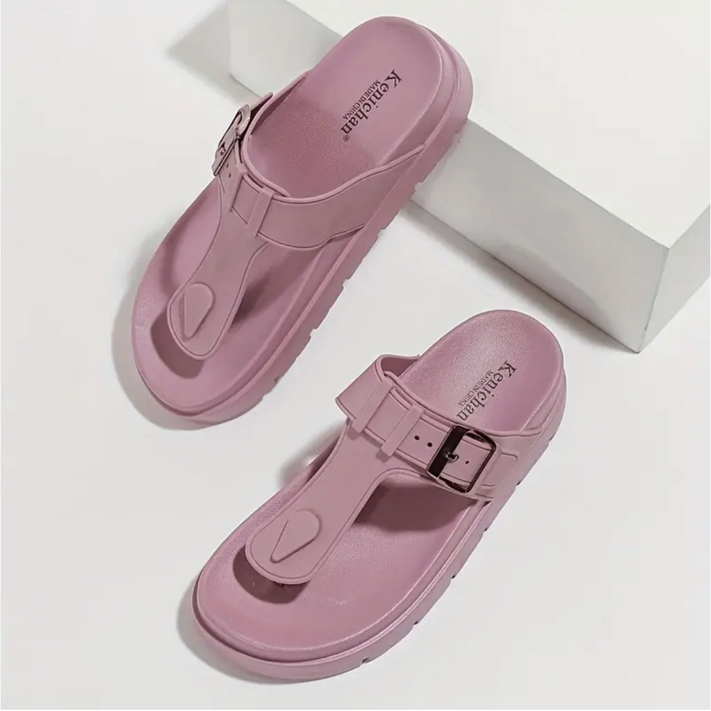 Heidi-Mode | Die Bequemen Flip Flops mit Einfarbigem Design