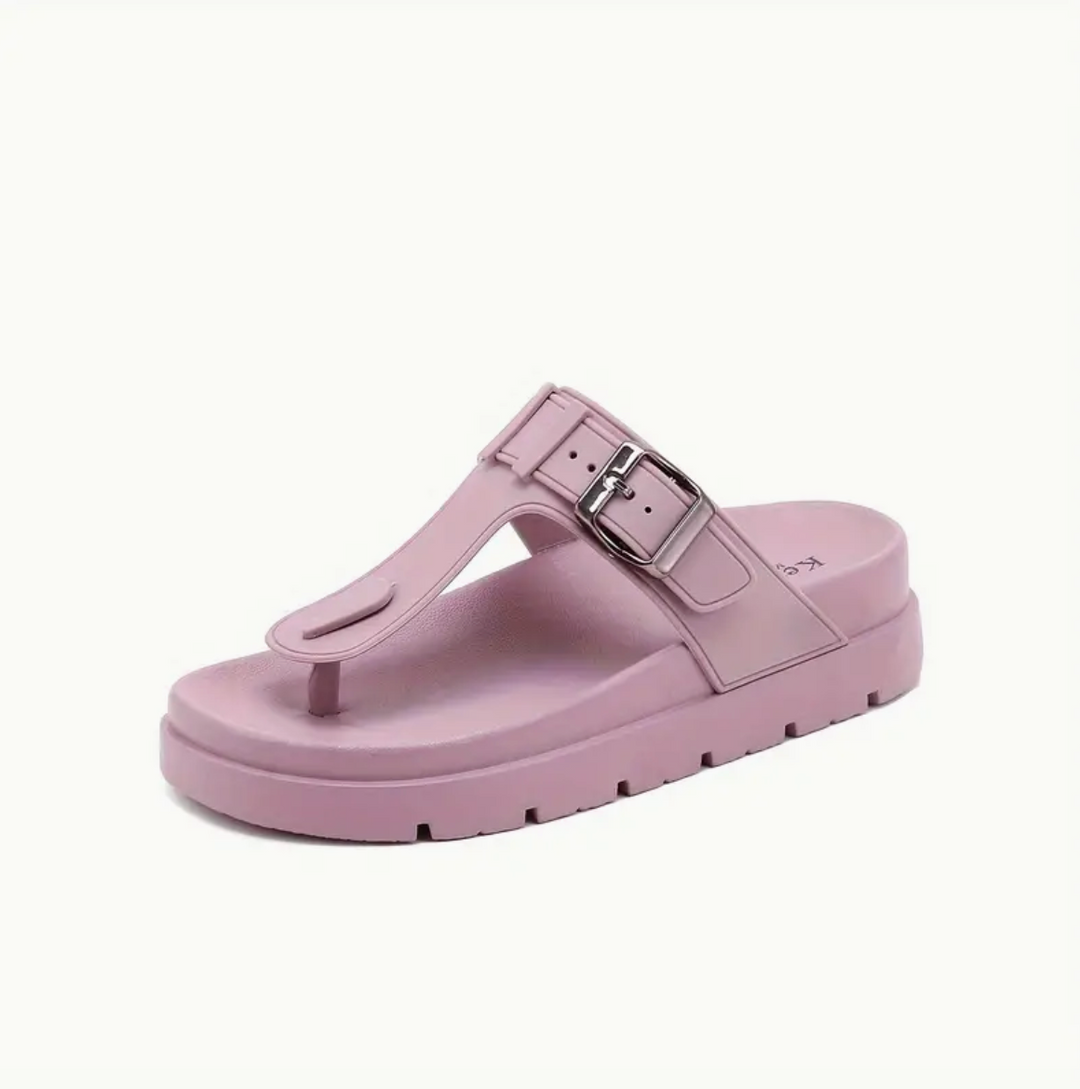Heidi-Mode | Die Bequemen Flip Flops mit Einfarbigem Design