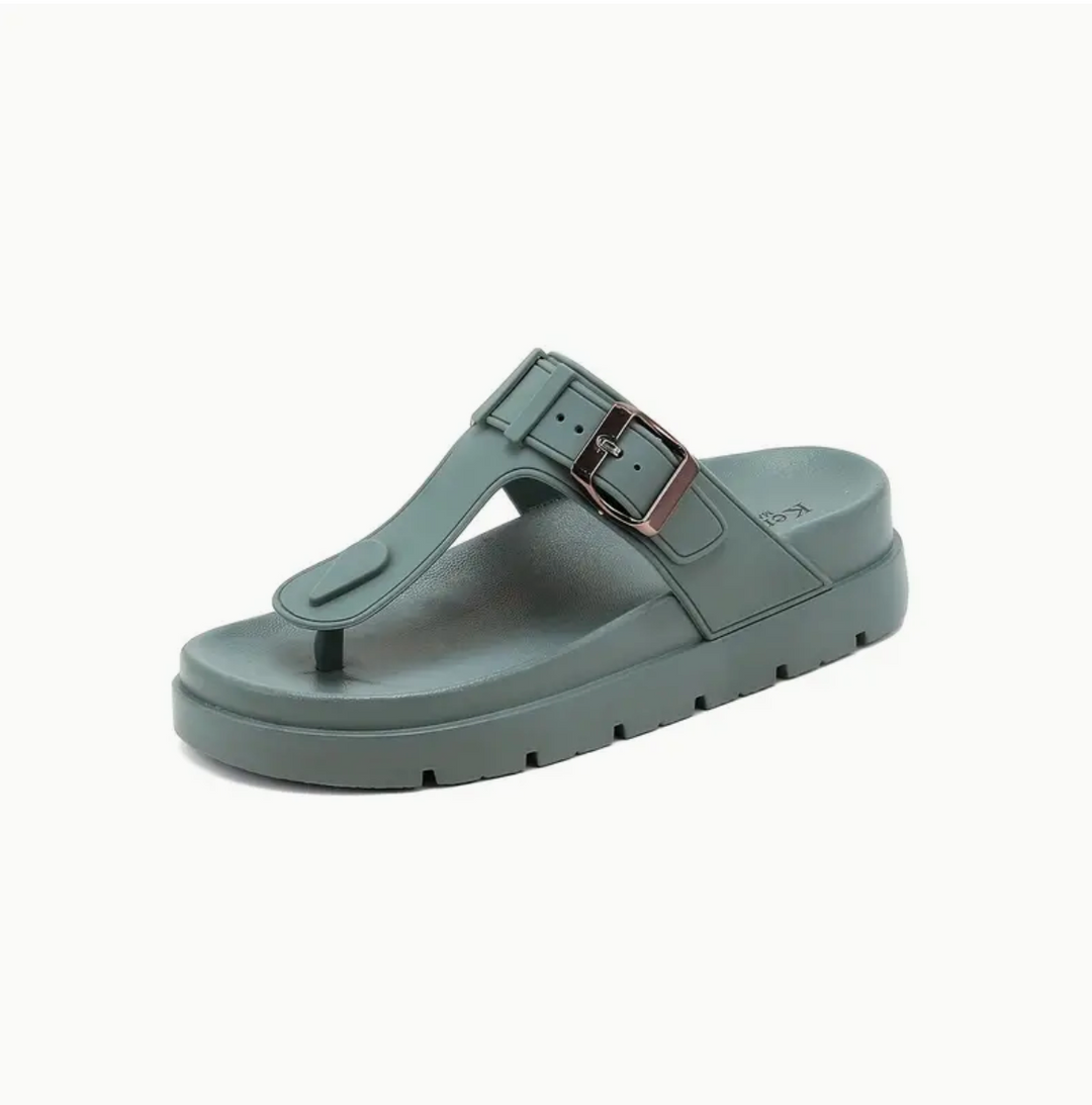Heidi-Mode | Die Bequemen Flip Flops mit Einfarbigem Design