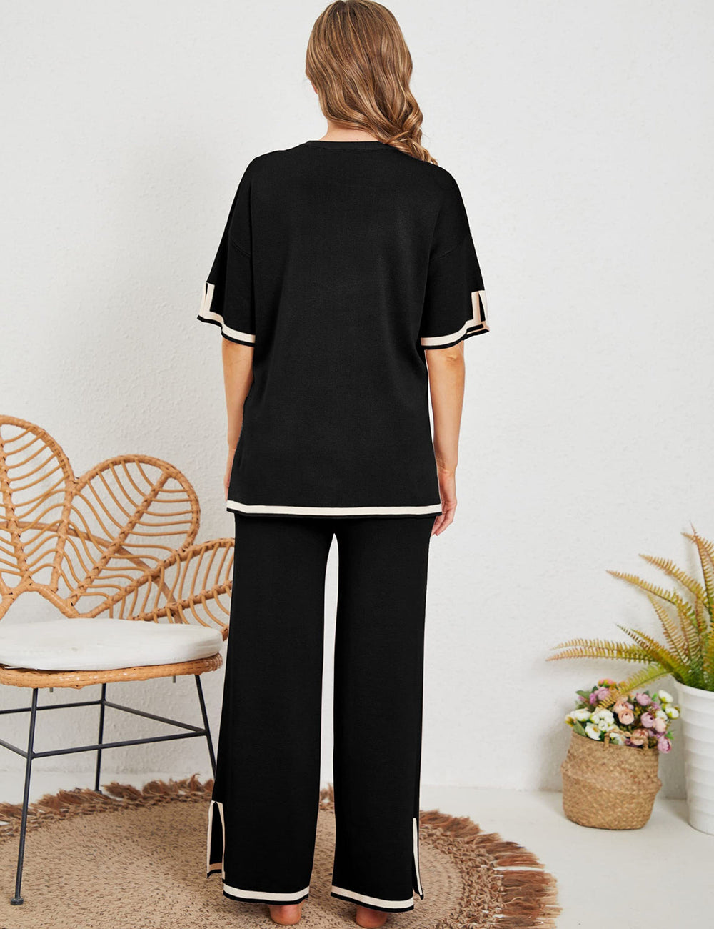 Heidi-Mode | Passendes T-Shirt & Hose Loungewear Set