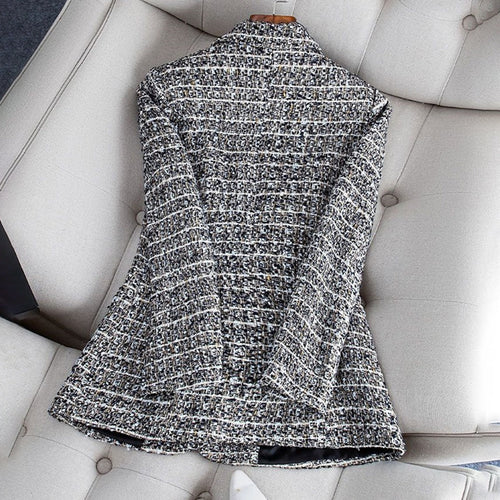 Heidi-Mode - Eleganter tweed blazer