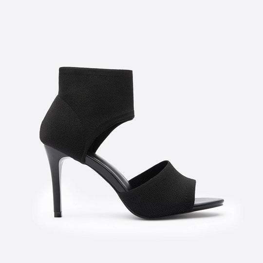 Damen Peep-Toe Sandalen mit Stilettoabsatz
