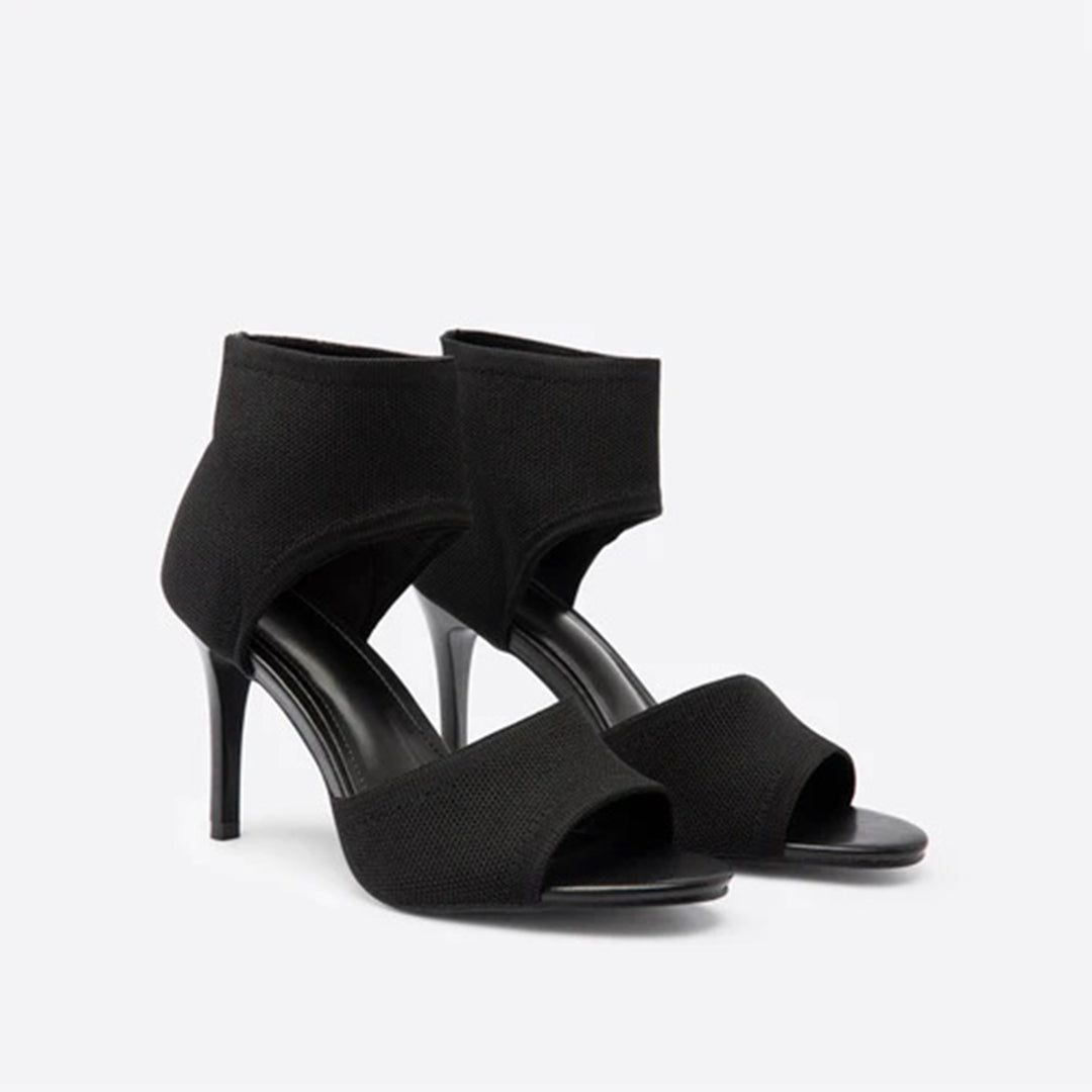 Damen Peep-Toe Sandalen mit Stilettoabsatz