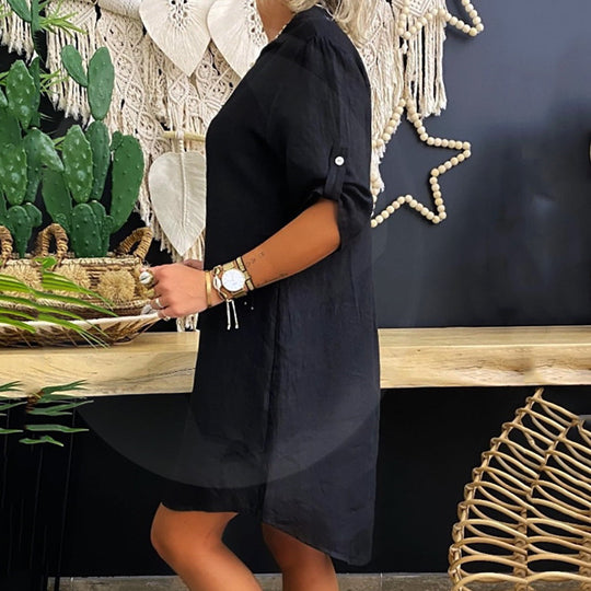 Baumwollblusenkleid