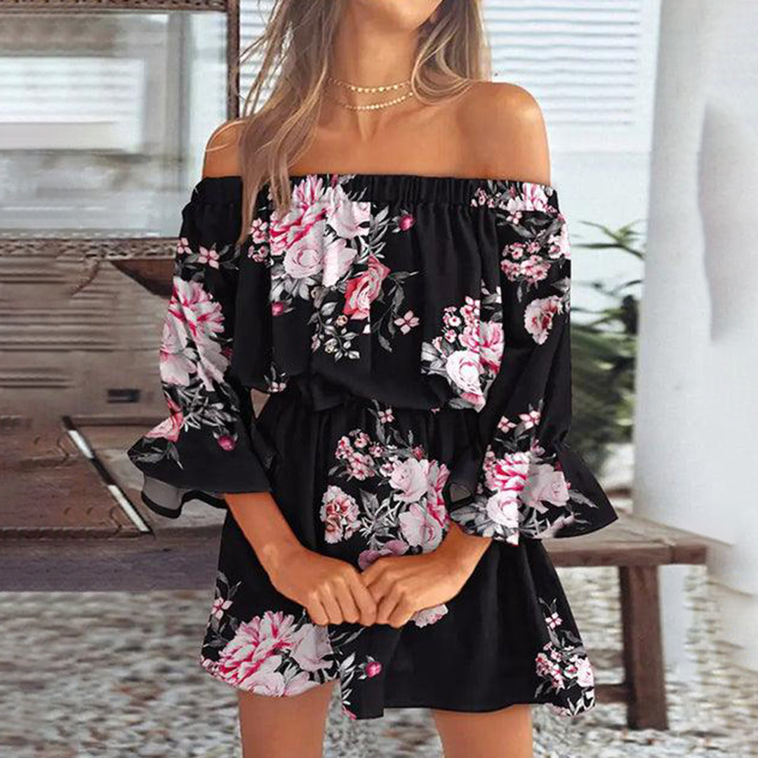 Heidi-Mode | Ohne Schulter Sommerkleid