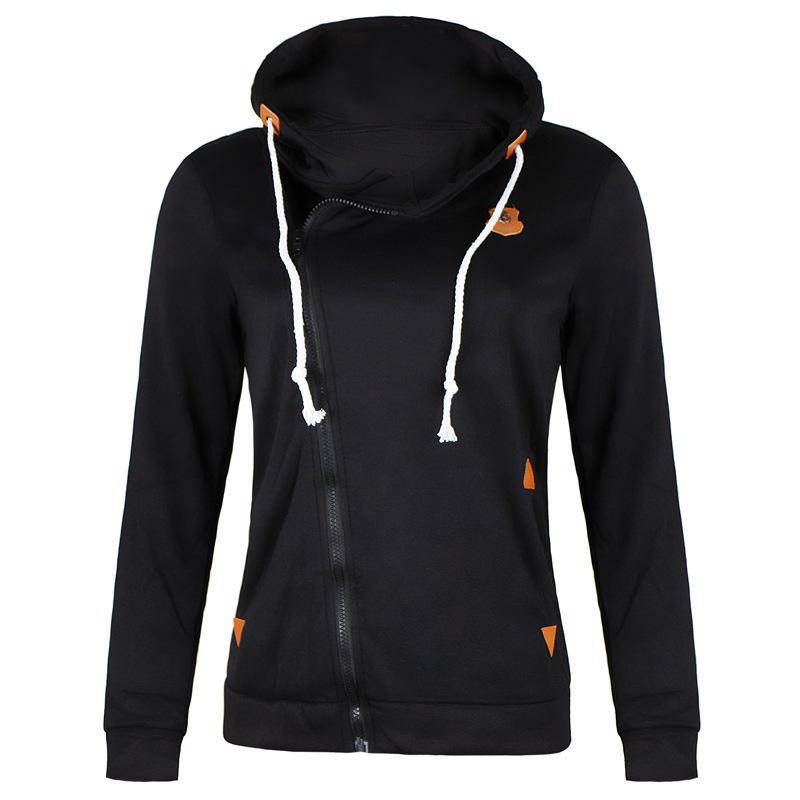 Heidi-Mode | Größe Reißverschluss Taschen mit Kordelzug Hoodie