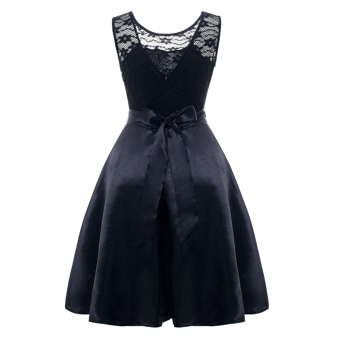 Heidi-Mode | Sweetheart Spitzen Käfig Cocktailkleid