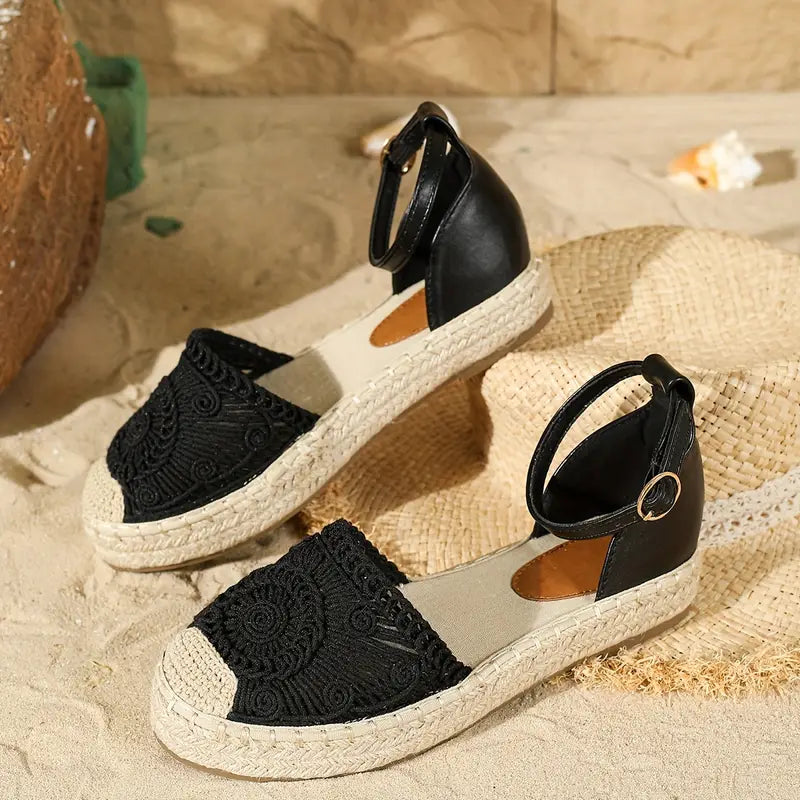 Heidi-Mode | Sommer Espadrilles Sandalen für Frauen